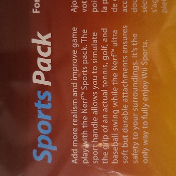 NEW Nerf Wii sports accessory pack - Picture 6 of 9